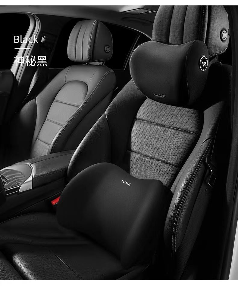 Clearance Sale Car Headrest Car Lumbar Support Memory Foam Lumbar Cushion Backrest Neck Pillow In-Stock