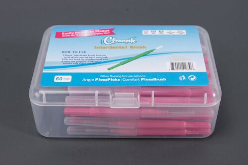 Cleanpik Interdental Brush Orthodontic Tooth Cleaning and Care 60 Pieces Imported Stainless Steel