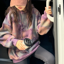 女童卫衣秋冬装新款2025儿童加厚衣服童装韩版洋气连帽加绒上衣潮