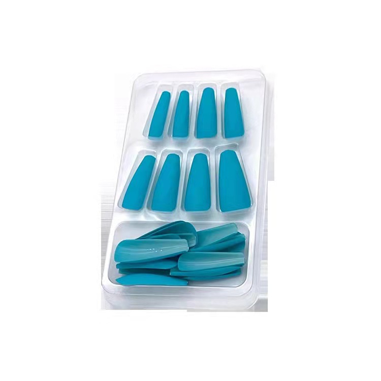 透明PVC塑料包装盒 化妆美甲套装吸塑盒 指甲片内托