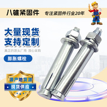 M6M8M10膨胀螺栓 拉爆螺丝 碳钢金属外膨胀栓 国标市标铁膨胀螺丝