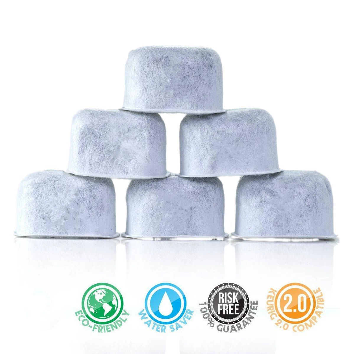 Фильтрующий элемент FDA для кофемашин Keurig, нетканый, с активированным углем из скорлупы кокоса, Breville BWF100