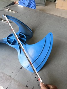 Spray Paint Roof Fan Blade Water-Cooled Air Conditioner Upper Pressure Fan Accessories Pressure Fan Blade Casting