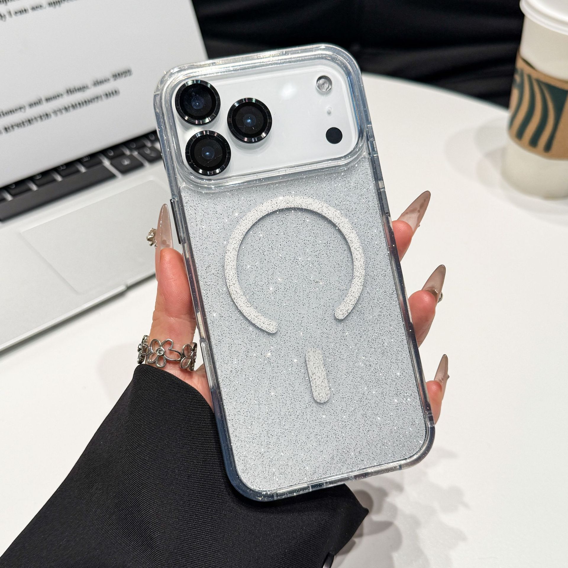 White [Glitter] Magnetic