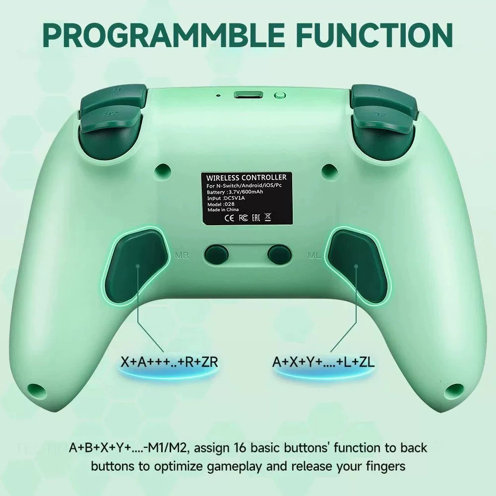 Applicable to Nintendo Switch Pro gamepad with RGB lighting Nintendo Switch controller