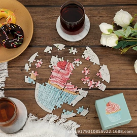 拼图、拼板;扑克、桌游牌;贺卡