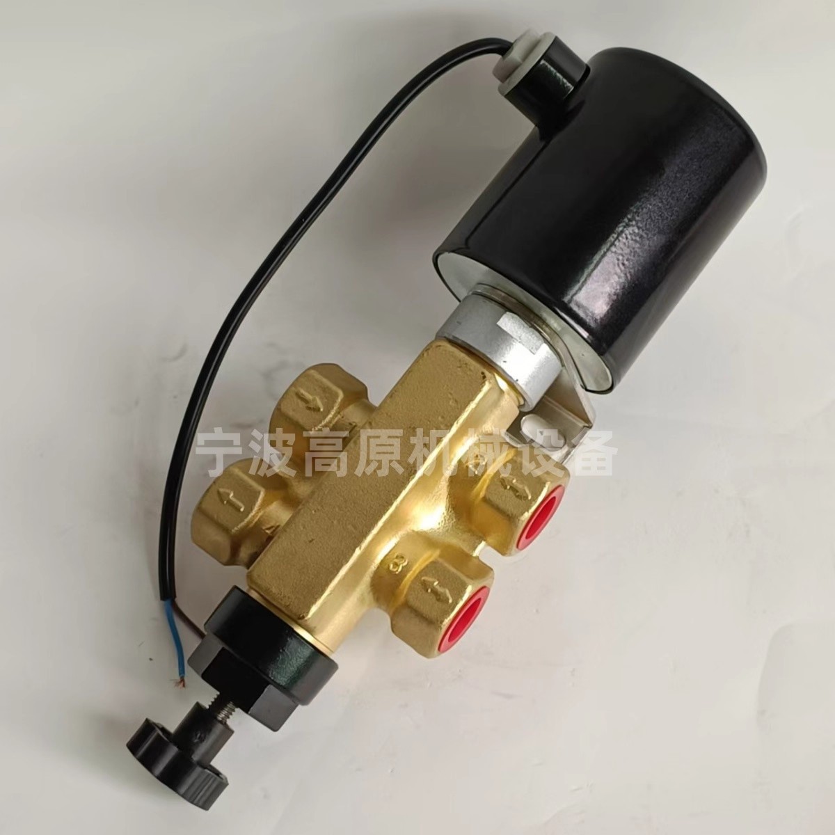 A102ED-15二位四通电磁阀 2位4通电磁换向阀 排泥铝合金4分AC220V