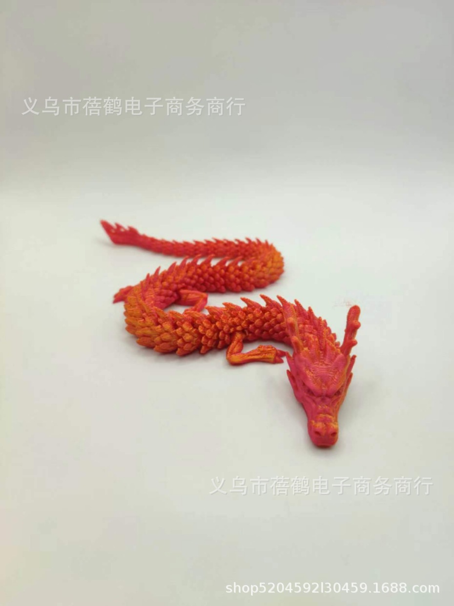 Tanque de peces paisaje decoración 3D impresión conjunta dragón chino decoración creativa conjunto dragón huevo Halloween Navidad