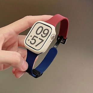 �m��applewatch8ײɫ�����۹��z�펧iwatch67��10se9�O���ֱ펧41
