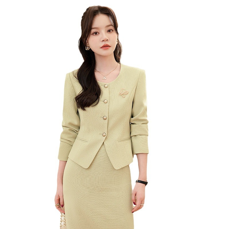White classic suit