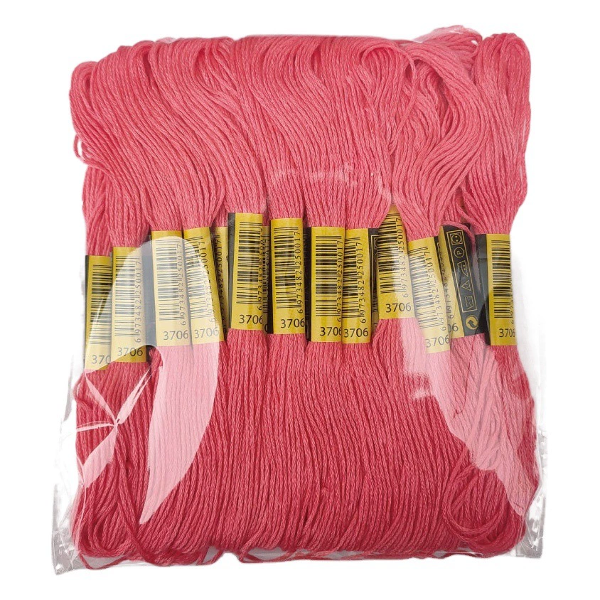 24 крестиком нитки для вышивки линия ремонт ручная нить для вышивания 8 метров 6 нитей стелька Вышивка Одежда DIY хлопковая нить специальная