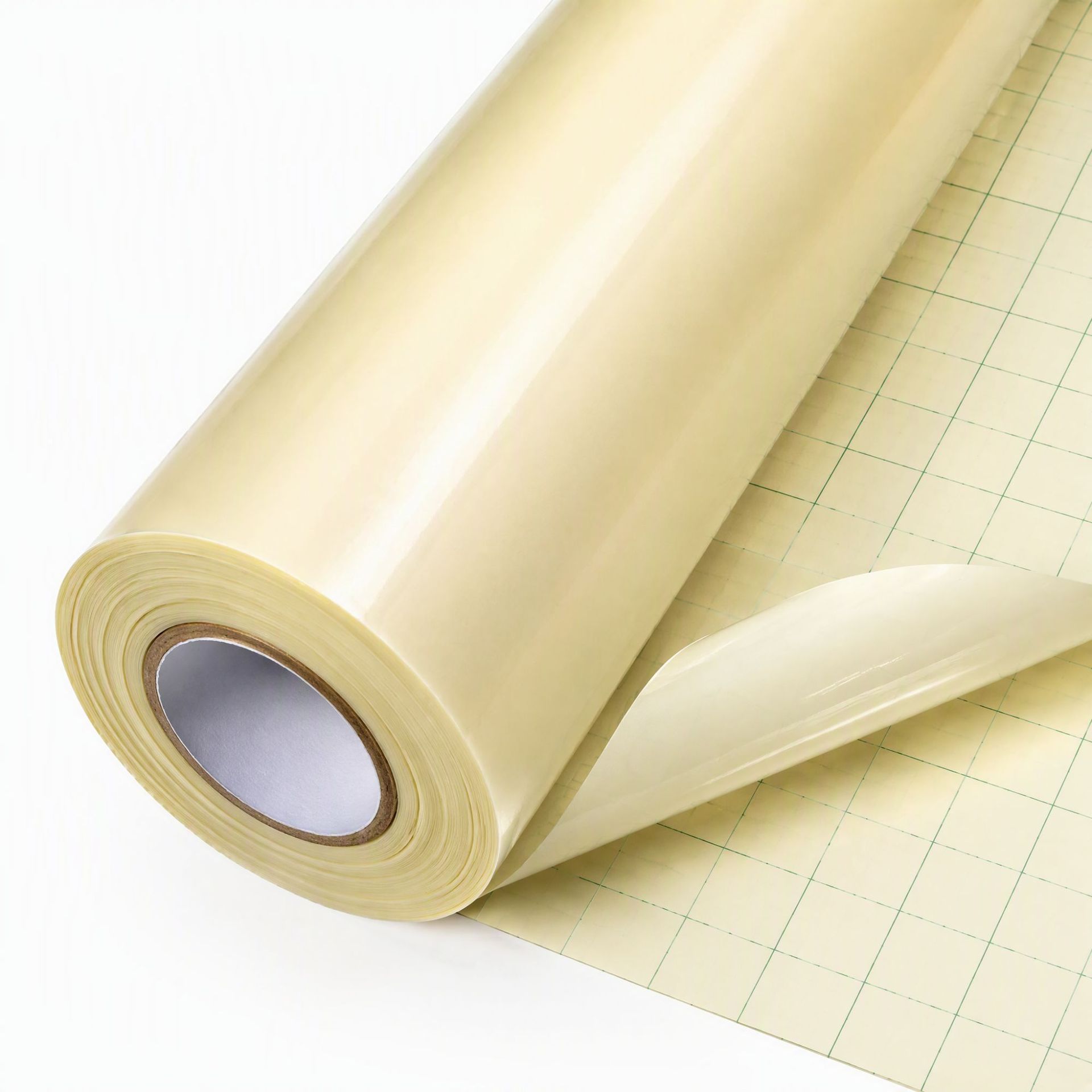 Película de laminación en frío Qianshu-108g, película protectora adhesiva blanca permanente de PVC, resistente a arañazos, para cajas de luz comerciales, laminación de fotos publicitarias, suministro directo. image 6