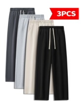 F 15275 Men's Wide Leg Fleece Pants ��ʿ�������� �羳��