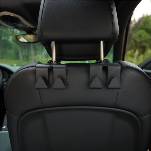 Car hook Cartoon double-headed chair back car hook Creative multifunctional storage and decoration car supplies collection