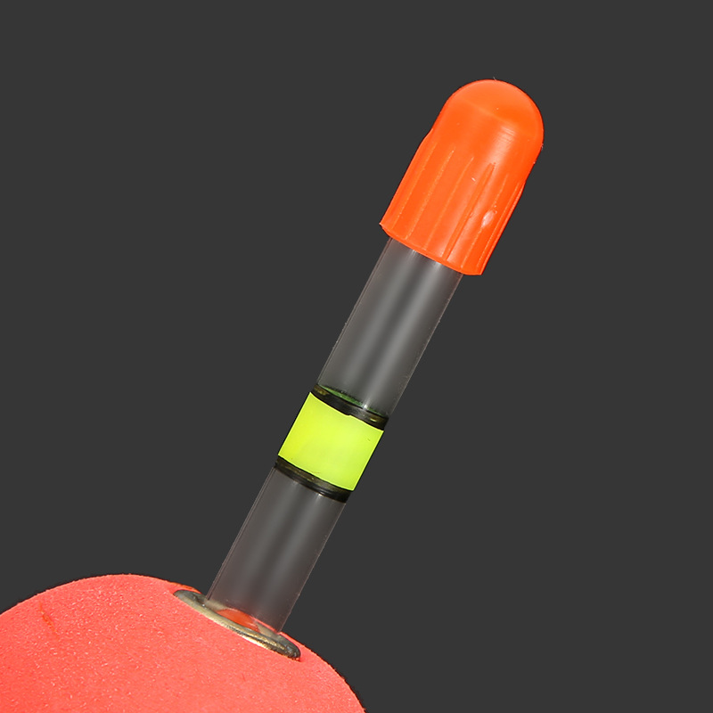 Apolo drifting float with night light sticks, EVA foam long-range casting belly float, night glow bubble popping shore fishing float