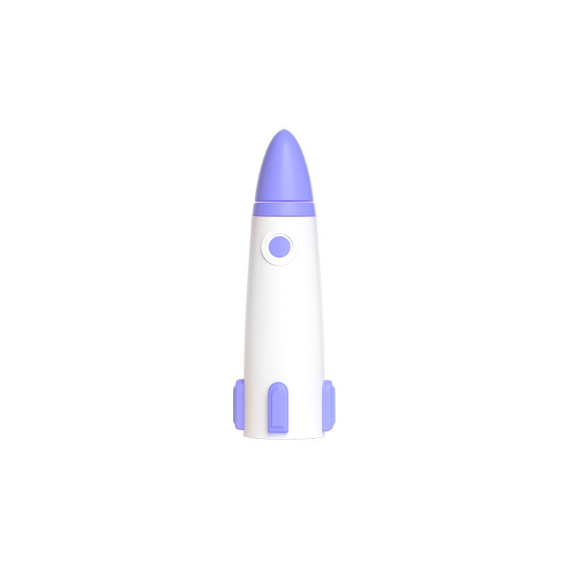 かわいいロケット形状漫画ペンキャップ鉛筆シリコーン文具ゲルペンアクセサリーペンホルダー幼稚園ギフト|undefined