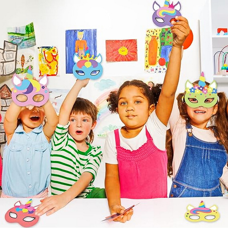 DIY máscara de tablero en blanco máscara de graffiti máscara de maquillaje baile de rol de arte clase de actividad máscara de ojos