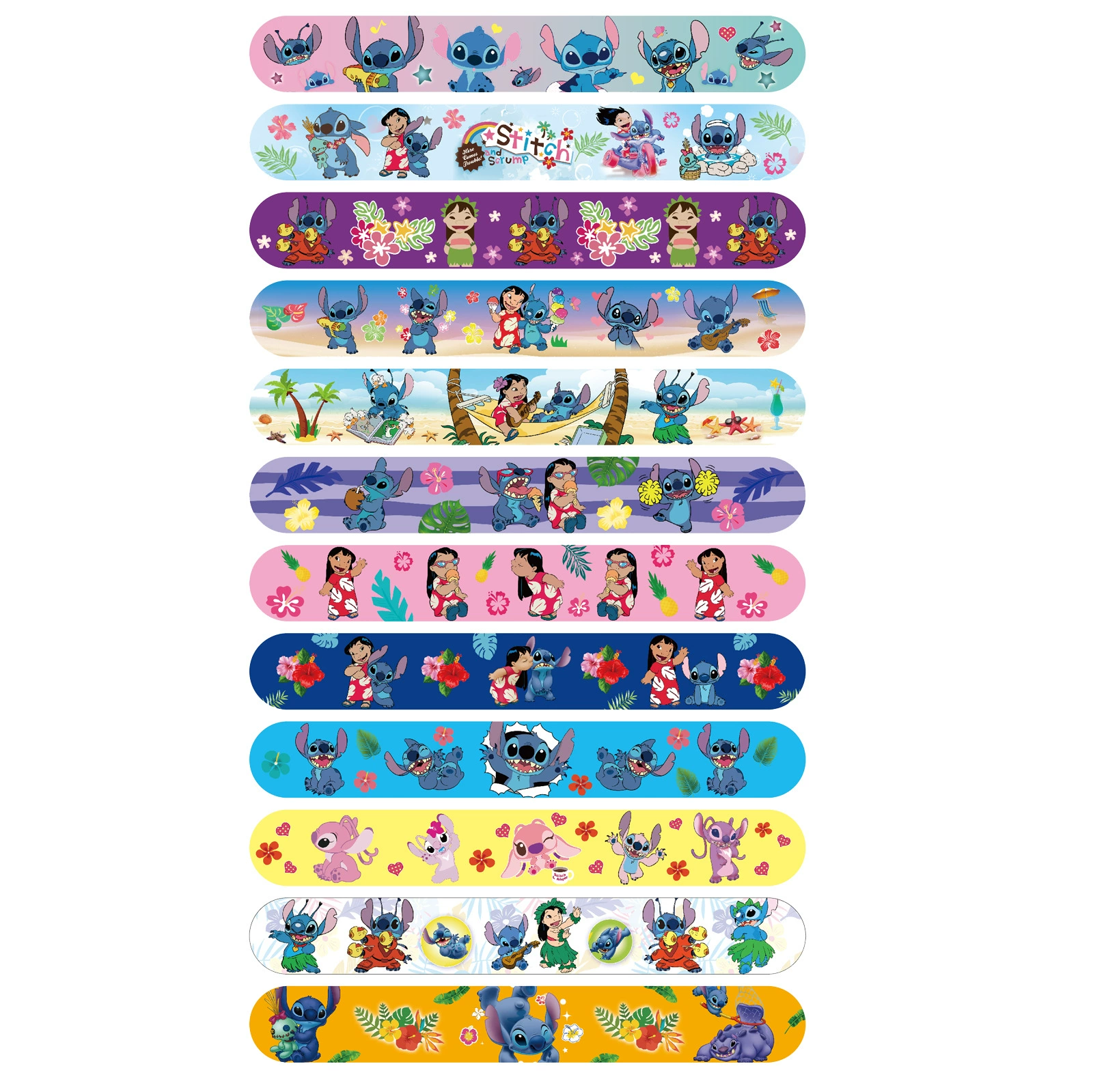 Граница Stitch Strike круглый браслет Школьный запястье Это подарок на Cir cle Cartoon Stitch Strike bracelet