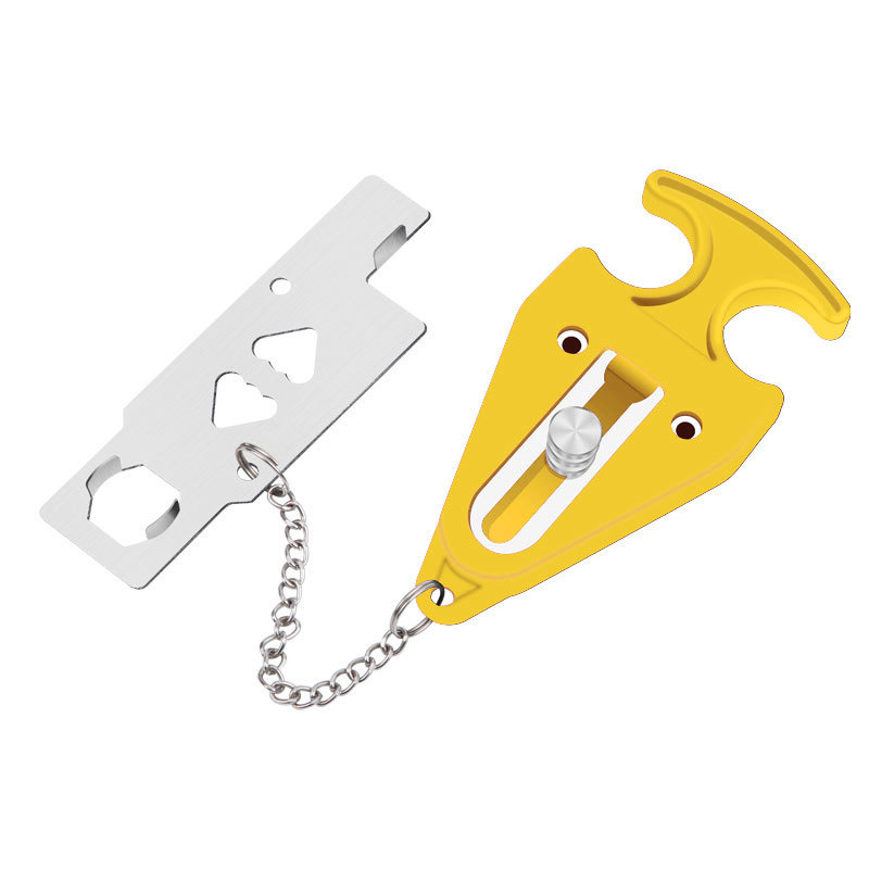 Portable lockドア遮断器新二重用携帯型ドアロックホテルホテルのドアの天井のドアに合う|undefined