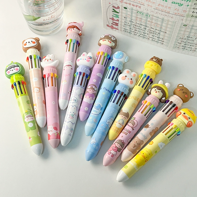 Многоцветная шариковая ручка для ручного счета второго класса