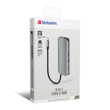 威宝（Verbatim） USB3.0八合一HUB笔记本电脑通用多功能转接头