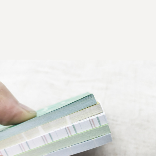 墨染古韵莫里斯便签本文艺风复古纹理插画背景图案手账打底装饰