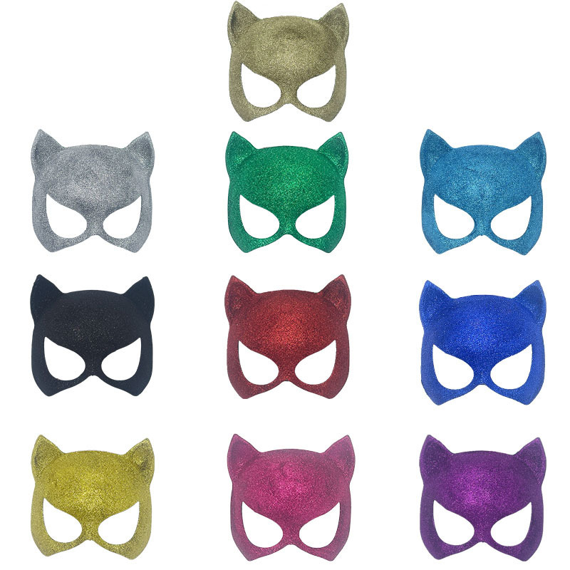 2025 Amazon nuevo carnaval europeo y americano polvo agujero conjunto de máscaras combinadas máscaras de baile de maquillaje