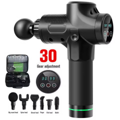 メーカー直販フィットネスマッサージ器筋膜銃筋肉リラックス器8つのマッサージヘッド家庭用電動マッサージ器