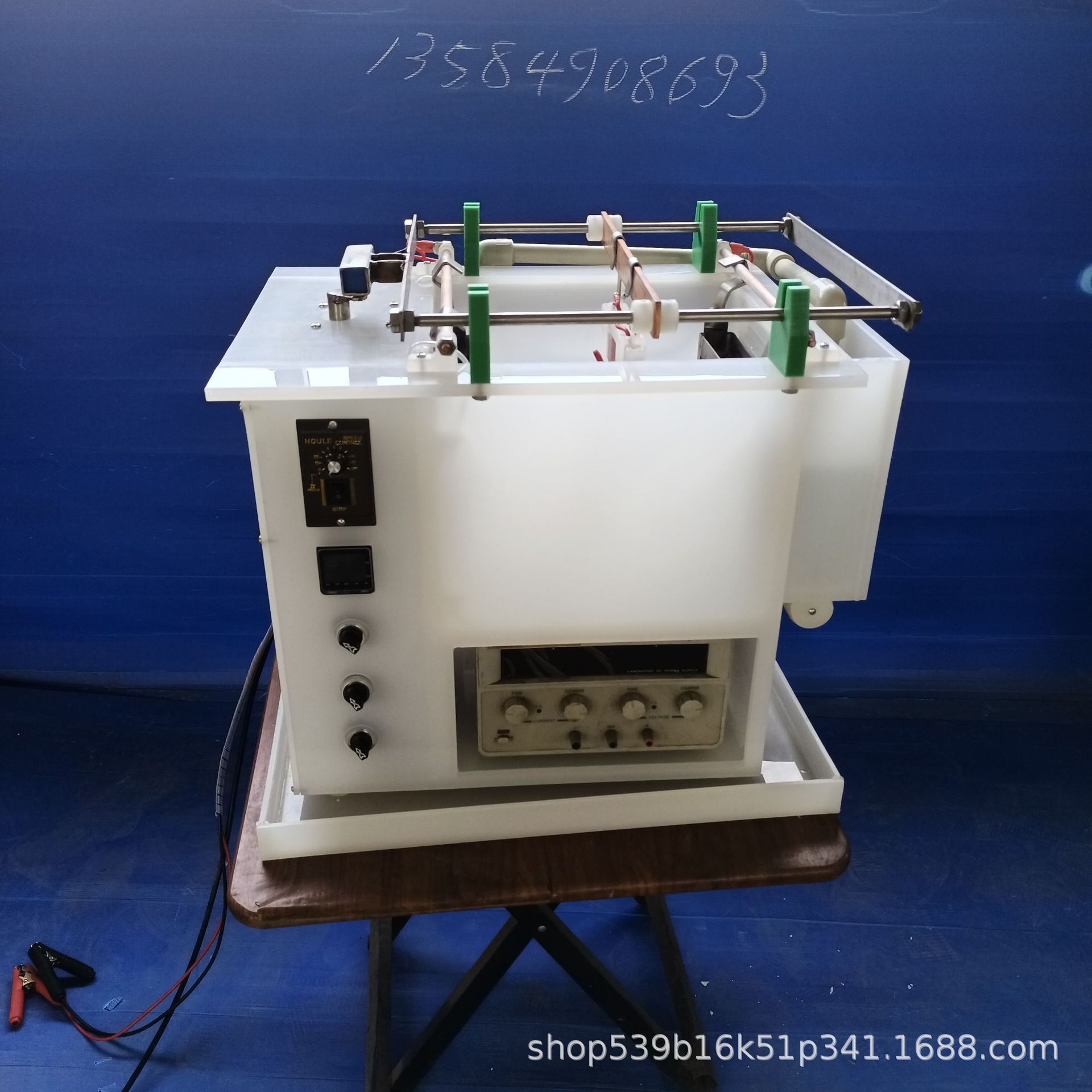 桌面型挂镀阴极摆动装置电镀化学镀酸洗氧化实验试验打样电镀槽