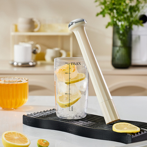 Flying Rabbit Crushed Ice Milk Tea Shop Juice Tool Snow Cup Hand-made Lemon Tea Crushed Popsicle Bar Plastic Mixing Stick