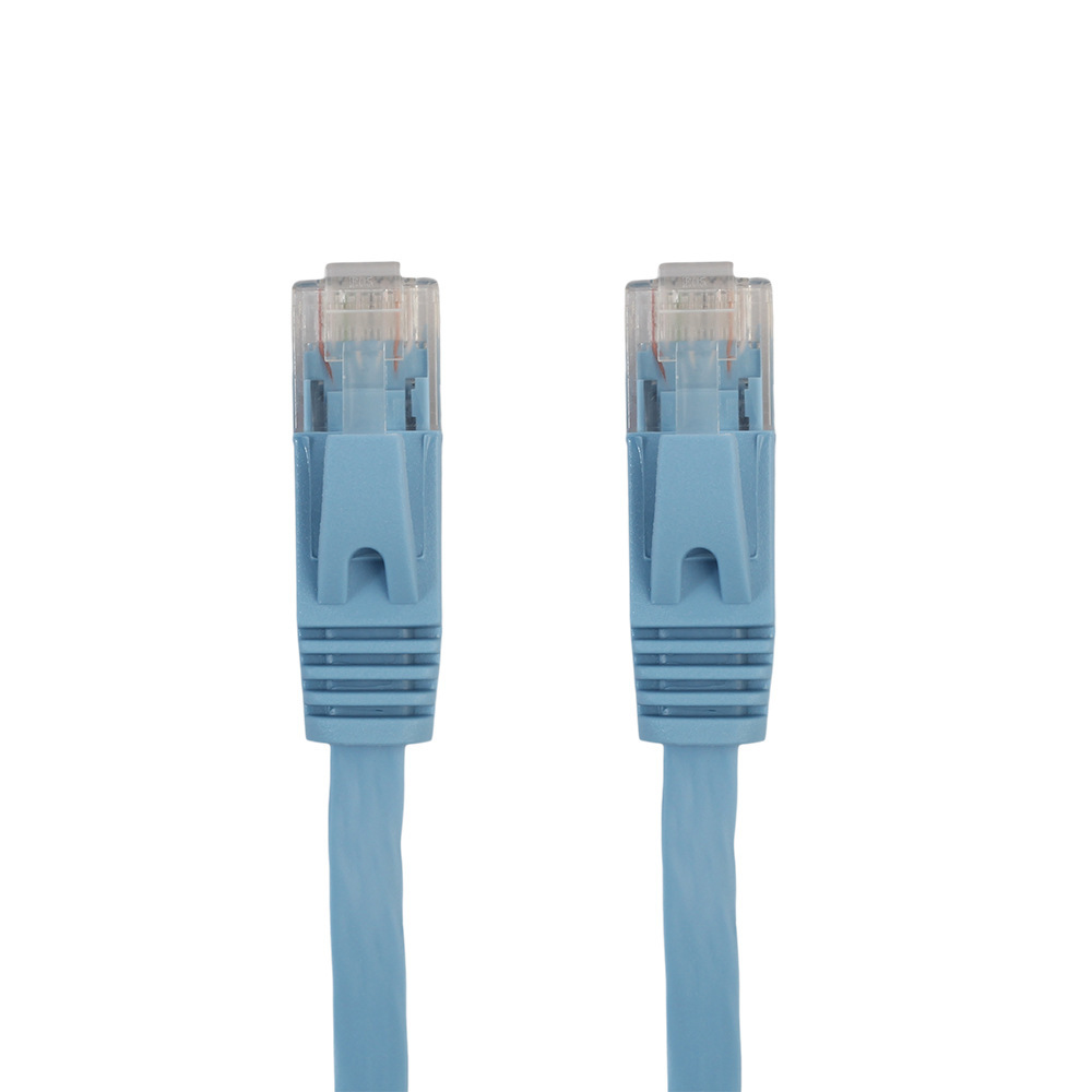 网线成品路由猫水晶头 CAT6六类扁平网络连接线 千兆室内双绞跳线