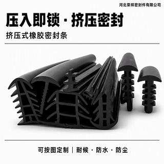 耐用的挤压式橡胶密封条，用于门窗隔音、防风、防尘、防风雨、家