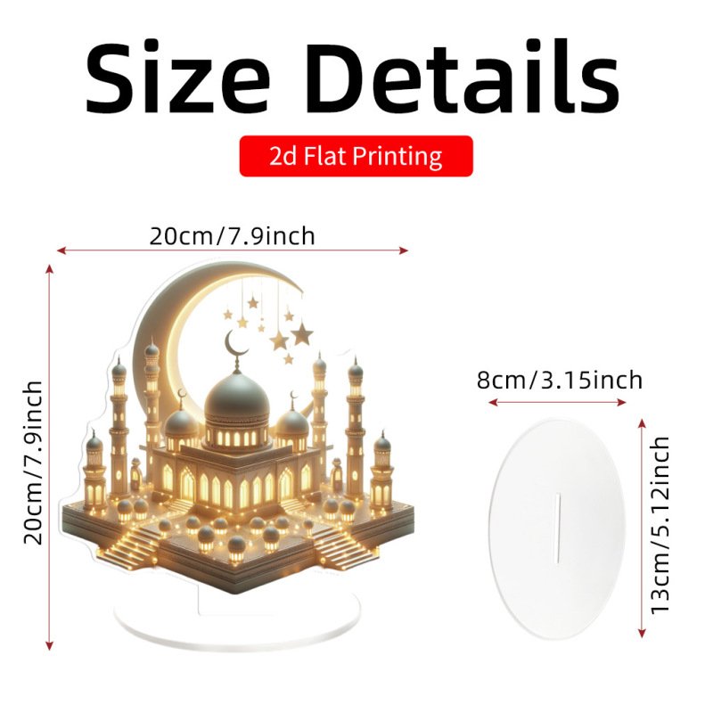 居杉の新型越境月復古建築シリーズアクリルYBT5025置物アクリル置物|undefined