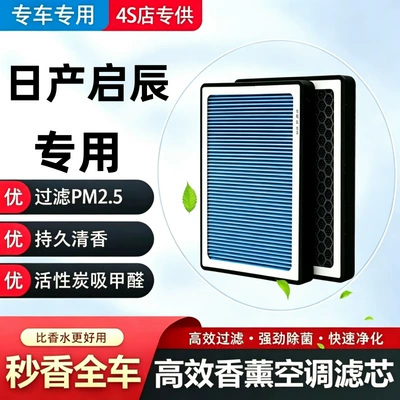 Qichen Air Conditioner Aromatherapy Filter + Air Filter Set Activated Carbon Filter Car Air Filter Qichen T70 (Air conditioning filter)