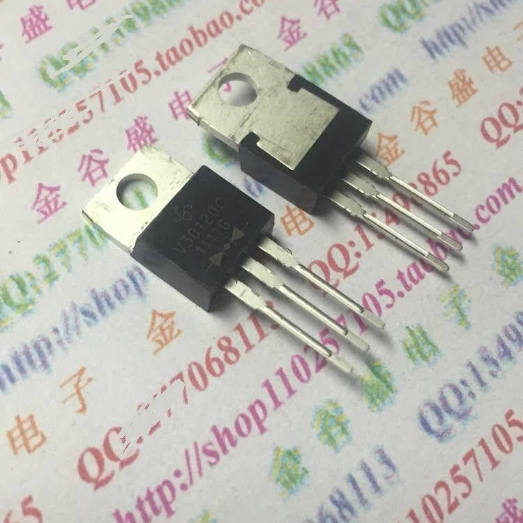 V30120C-E3/4W V30120C 120V/30A 肖特基整流管 TO-220 全新原装
