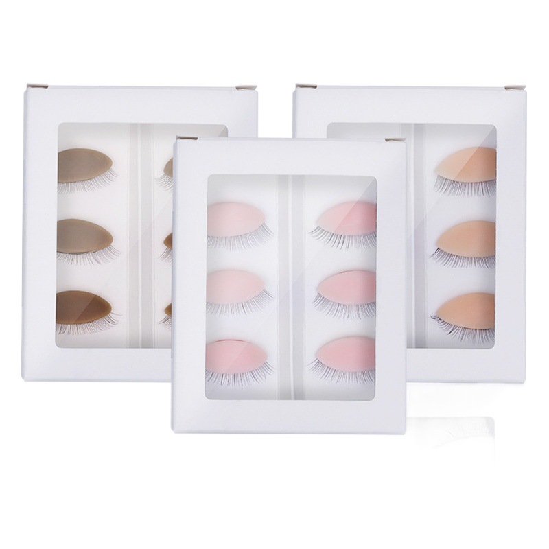 Cabeza desmontable molde de una sola capa de reemplazo de pestañas maquillaje de ojos modelo de práctica injerto cabeza de maniquí impresión de la cabeza del modelo de pestañas