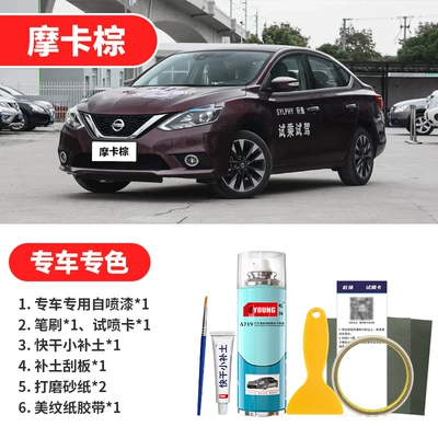Sylphy Touch-Up Paint Pen Pearlescent White – Avtomobil boya qələmləri - mocha-brown-emergency-repair