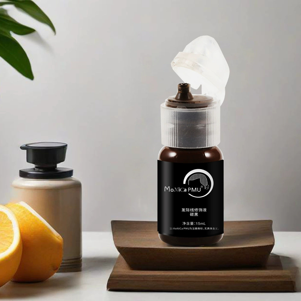 Материал для окрашивания линии роста волос SMP, реалистичный цвет для татуажа линии роста волос, импортный цветовой экстракт из растений, жидкая краска для окрашивания, производитель может нанести логотип.