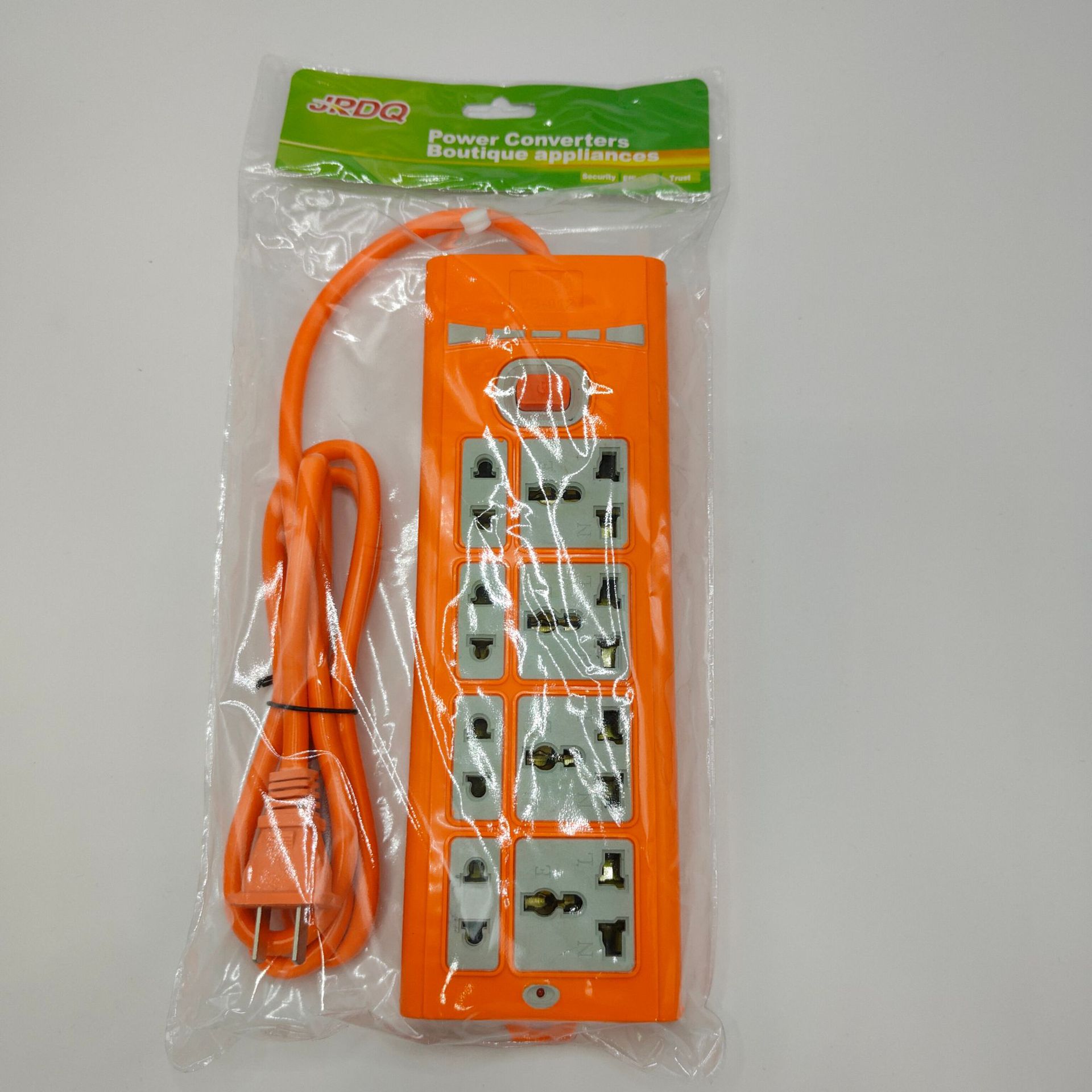 外贸排插8位20孔2米3米5米10米接线板带开关两插头大功率接线插板