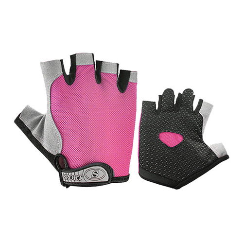 Children's half-finger gloves anti-slip outdoor sports cycling boys and girls roller skating skiing fingerless breathable gloves