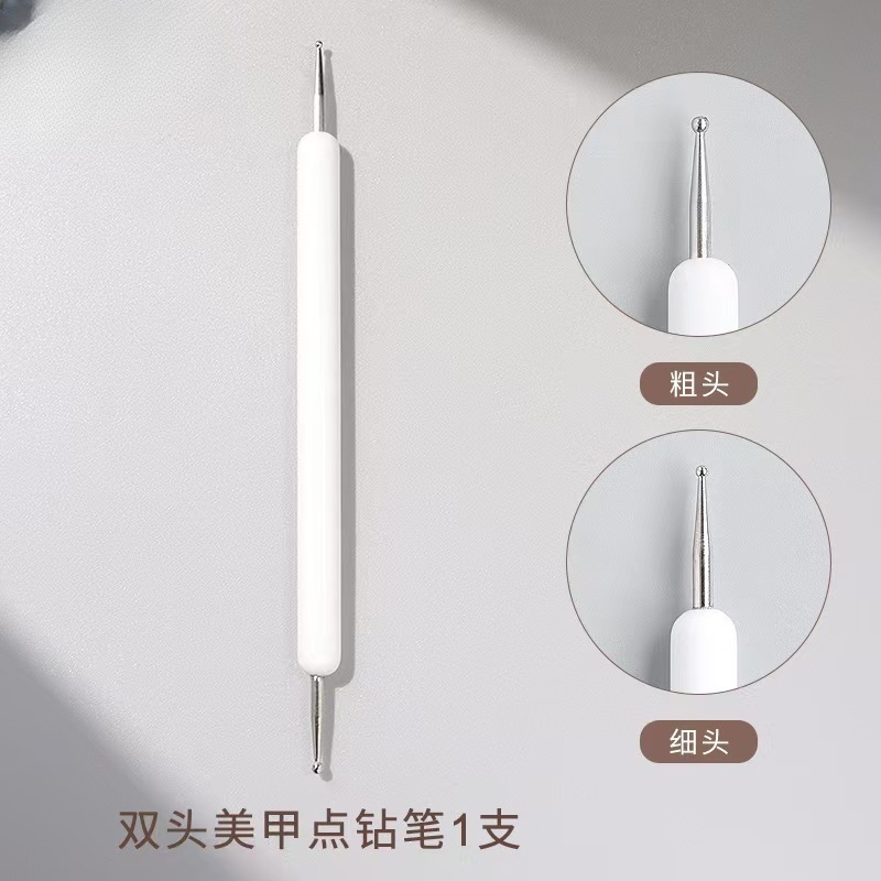 ネイルアートブラシツール卸売シングルポイントドリルペン圧着ペンポイントフラワーニードルドリルペン陶器ツール圧着ペン|undefined
