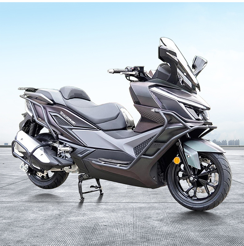 Suitable for Sanyang Cruiser 400 Bumper Anti-Fall and Anti-Collision Scooter Bumper Front and Rear Fully Surrounded Protective Bar Modification