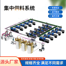 拓鸿厂家直供注塑机吹塑机智能中央供料系统自动上料吸料机