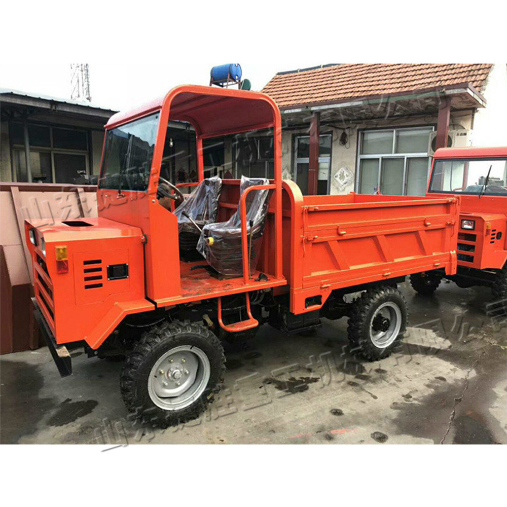 Ingeniería diesel carga de camión de transporte de descarga trasera de mineral de mina construcción de túnel hidráulico cuatro no son similares