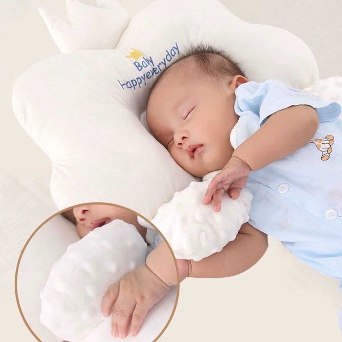 Детская формирующая подушка для всех сезонов, для детей от 0 до 1 года, безопасная для сна, корректирующая комфортная детская подушка
