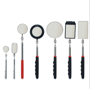 Yunbei Inspection Inspection Mirror Retractable Changeable Square Mirror Round Mirror Oval Mirror with Light Inspection Mirror Car Bottom Inspection Mirror