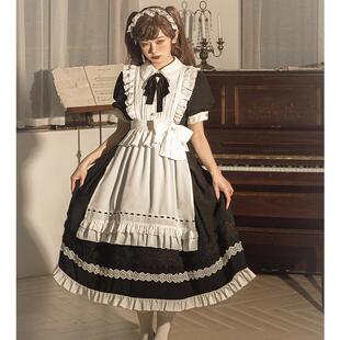 Original Little Maid Short-Sleeved Lolita Dress Cute Lolita Sweet Skirt 6356