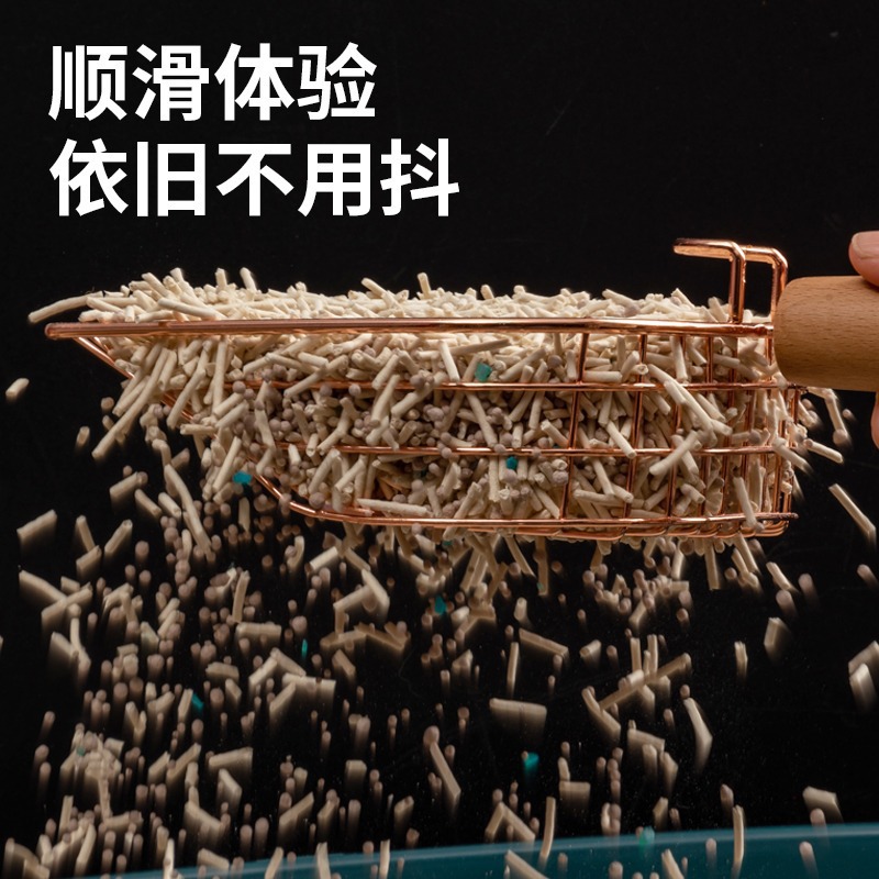 Palas de arena de gato de metal de quinta generación, palas de arena para gatos que no son de acero inoxidable, palas de palas, agujeros finos, palas de arena para gatos, palas de gatos extra grandes