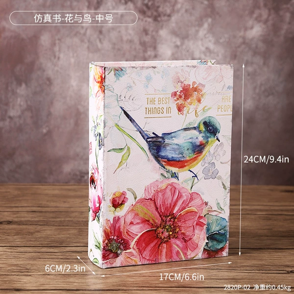 2820P-02 Simulation Book-Flowers and Birds-Medium Size
