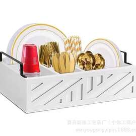木质咖啡杯收纳木盒柜台桌面咖啡胶囊储物篮收纳盒桌面收纳盒